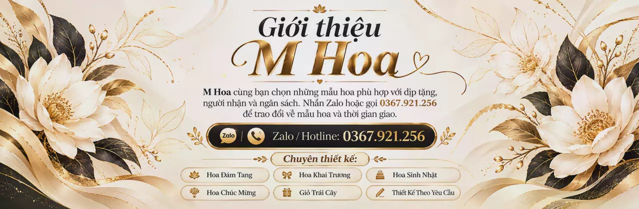 Ảnh bìa Shop hoa tươi Phường Phước Thắng Hồ Chí Minh - Một món hoa, nhiều điều muốn nói